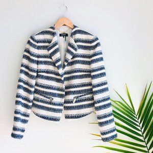 DKNY Seascape Blazer Jacket 6 Navy/Cream